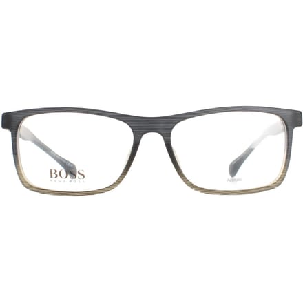 Hugo Boss rechthoekige heren grijs bruin patroon baas 1084/it
