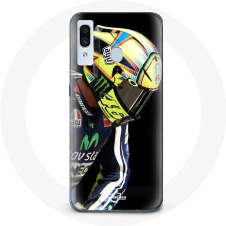 Coque - Valentino Rossi - Samsung Galaxy A20 - Souple - Noir - Protection