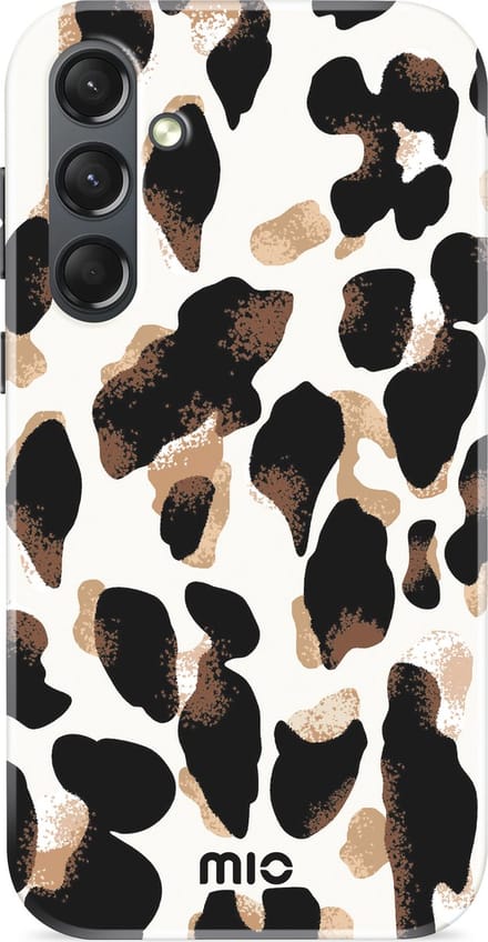 MIO MagSafe Samsung Galaxy S24 Plus Hoesje | Hard Shell Back Cover | Geschikt voor MagSafe | Leopard