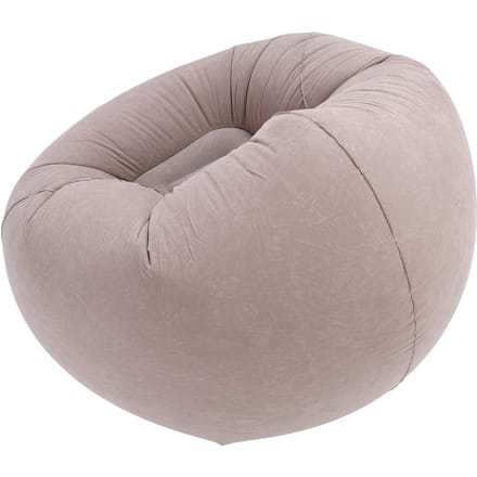 Opblaasbare Lounge Stoel Draagbare Bank Couch voor Woonkamer Slaapkamer Balkon Leeskamer Grijs gray