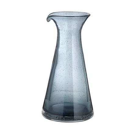 Broste Copenhagen Bubble serie karaf in het grijs - mond geblazen 80 CL