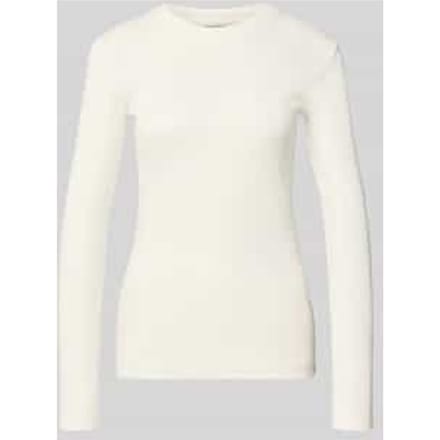 Slim fit longsleeve van katoenmix