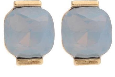 Behave - Oorbel steker glassteen pastel chic avondstijl goudkleur