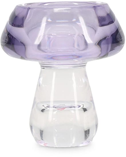 ONA Kandelaar H7,5cm violet Mood - set/2