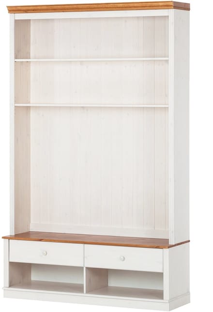 Anita-Boekenkast Lowboard - 2-laden - Wit