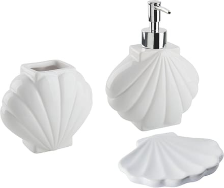 SHELL - Badkamerset - Wit - Dolomiet