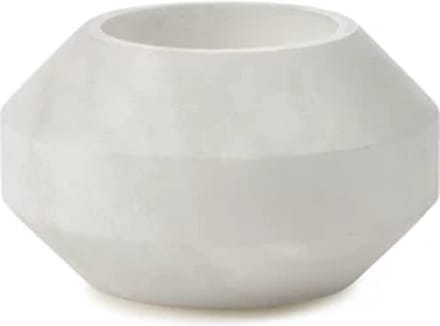 Serax Marie Michielssen theelichthouder D13cm H7.5cm albast wit