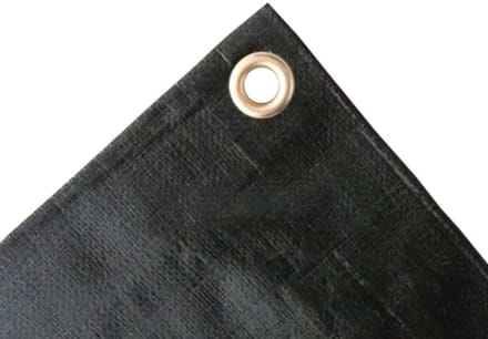 Afdekzeil 280g/m², 3,5 x 6 m (21m²), groen, waterdicht zeil, geweven afdekzeil