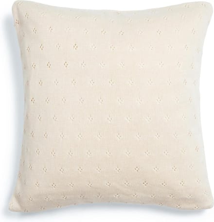Essenza Knitted Ajour Sierkussen Antique white - 50x50 cm