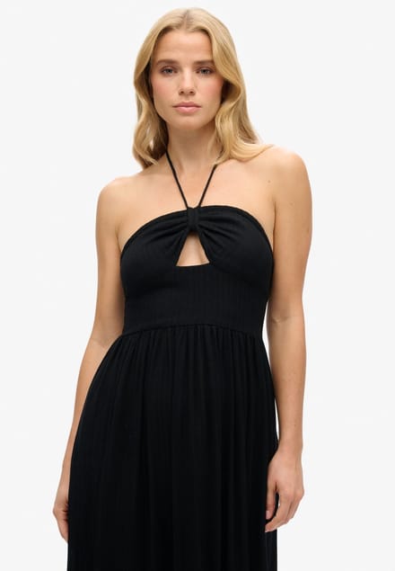 Superdry - Midi-jurk met uitsnijding - Dames - Jurken