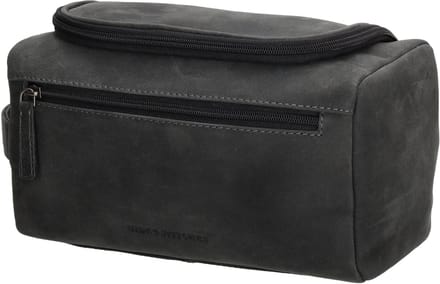Hide & Stitches Idaho Toilettas - 100% Leer - Zwart