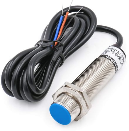 Capacitieve naderingssensorschakelaar M18 - Detector 1-5mm, 10-30VDC, PNP Normaal Open