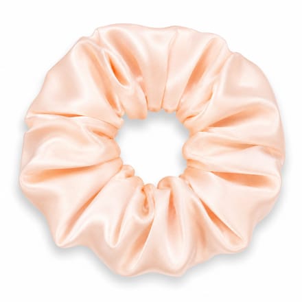 Lajetti - 100% Zijden Scrunchie Zalmroze - Moerbei Zijde Haarelastiek