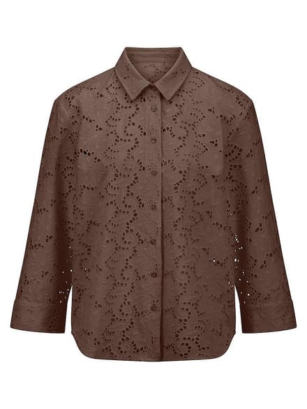 Blouse Van BASLER beige