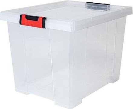 Power Tower CLIPSTOCK krat 45 L met deksel en clipsluiting