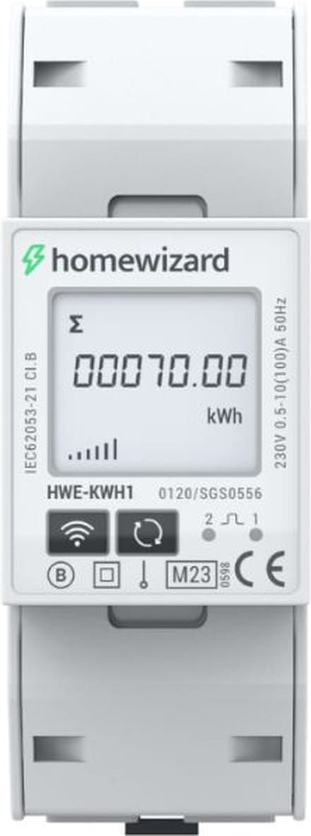 HomeWizard Wi-Fi kWh meter 1-fase MID