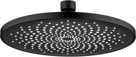 Rea - Ronde Douchekop Js-021b Black - 22,5 x 22,5 x 1,2 cm