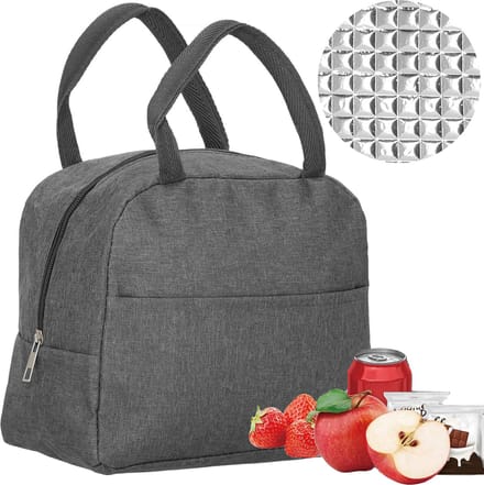 Springos Geïsoleerde Koeltas - Lunchtas - 5 Liter - Grijs