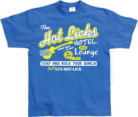 Hybris Hot Licks Hotel And Lounge T-shirt SH-1-11012-LFH2-2
