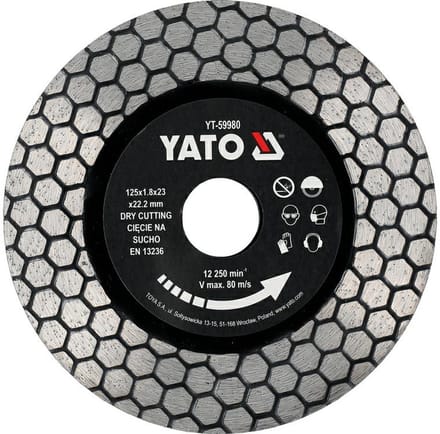 Yato - Diamantschijf - Gres en Graniet - 125mm