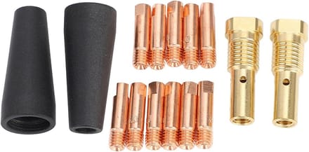 Lasmondstuk Tips - Mondstuk Kit - Efficiënt Lassen - 15-delige Set - 0.8 mm Tip - Niet gespecificeerd