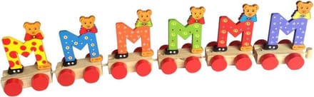 Lettertrein M  | * totale trein pas vanaf 3, diverse, wagonnetjes bestellen aub