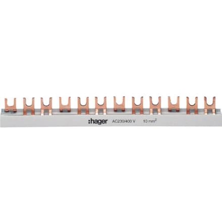 Hager KDN363B HAGER KDN363B veiligheidsschakelaar-toebehoren Phase busbar Meerdere kleuren 1 stuk(s)
