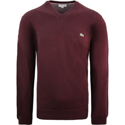 Lacoste Effen Heren Sweater Bourgondië