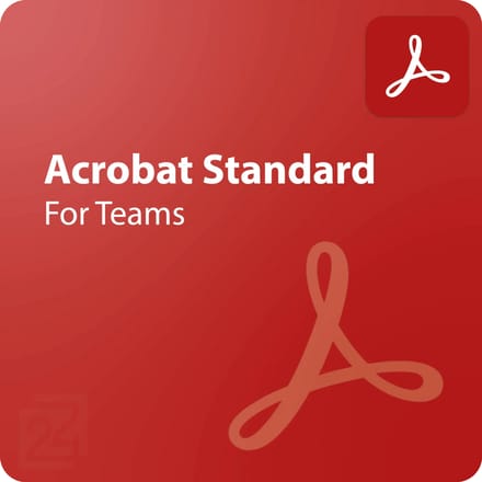 Adobe Acrobat Standard for Teams Gouvernment (GOV) 100+ Gebruiker(s)