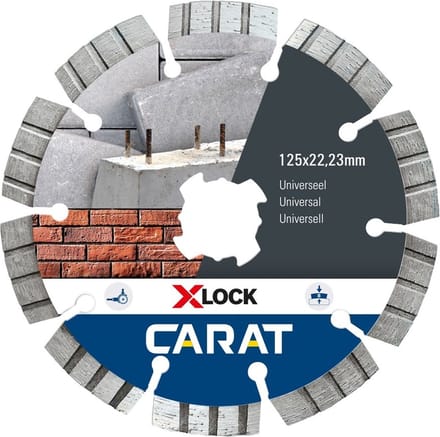 Diamantzaag X-Lock Universeel 125X22,23mm - CUXLOCK125