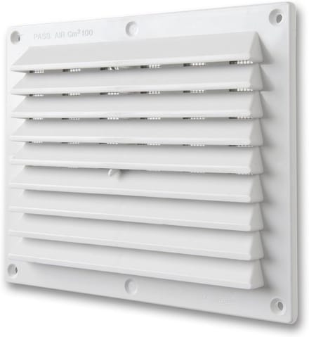 Rechthoekig Ventilatierooster Kunststof 175 x 146 mm - Duurzaam en Efficiënt