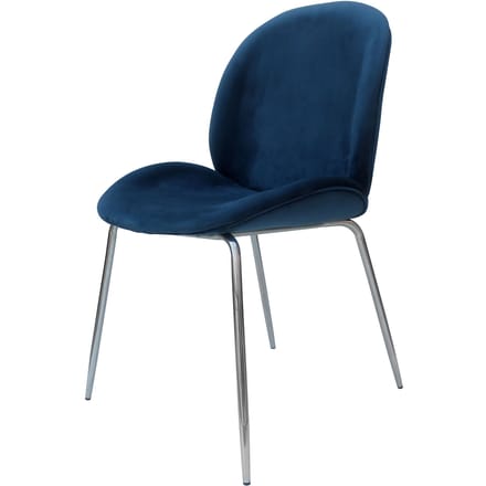 Set van 2 eetkamerstoelen Charles velvet | Underbar