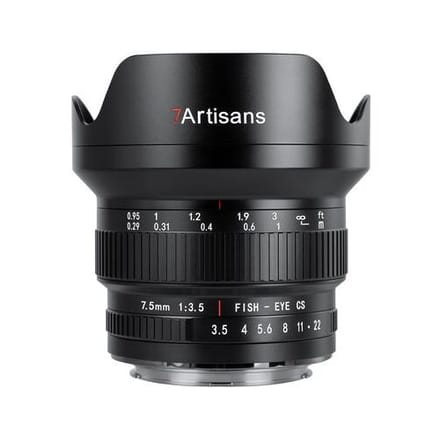 7Artisans 7,5 mm f/3,5 fisheye   Nikon DX