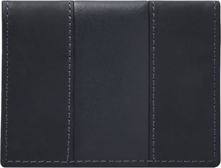 FOSSIL Leren Kaarthoes Everett Card Case Bifold Midnight Navy Donkerblauw