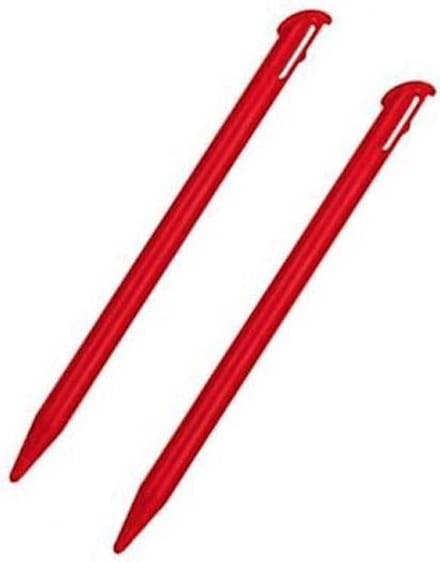 2x Stylus pen geschikt voor Nintendo New 3DS XL Rood