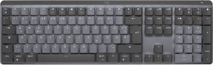 Logitech MX Mechanical toetsenbord RF-draadloos + Bluetooth QWERTZ Duits Grafiet, Grijs