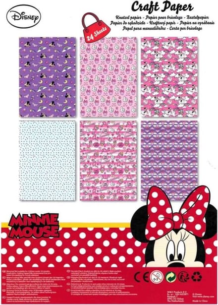 Disney knutselpapier 24 sheets 21x21x29.7cm