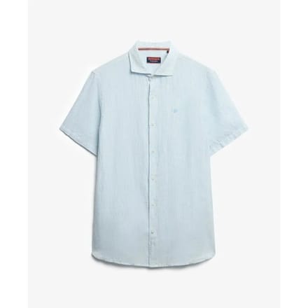 Superdry - Linnen SD Vacation overhemd met borduursel - Heren - Shirts