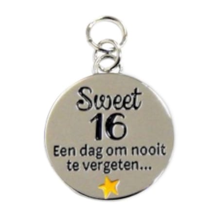Bedeltje - Sweet 16 - Charms for you