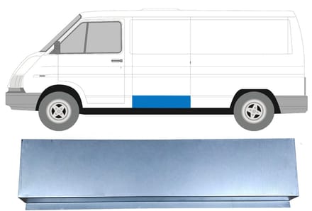 Plaatwerkdeel zijpaneel voor Renault Trafic 1980-2001 / Links