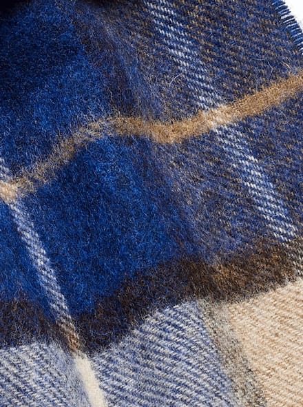 Sjaal Westminster Cobalt - Merino Lamswol - 25 x 190 - Bronte by Moon