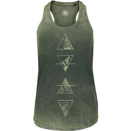 Outer Vision - Gothic Top - Elements - L tot XXL - voor Vrouwen - groen