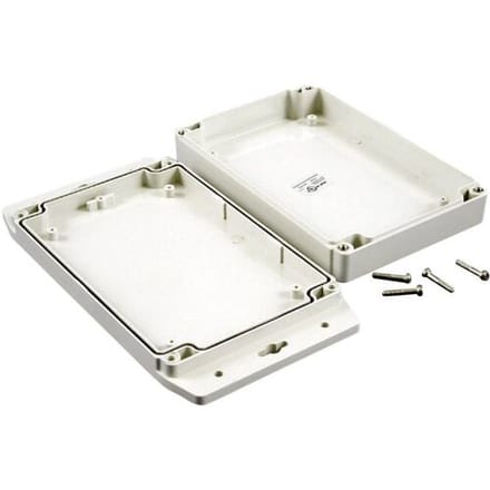 Hammond Electronics 1555CF22GY Universele behuizing 120 x 66 x 42 ABS Lichtgrijs 1 stuk(s)