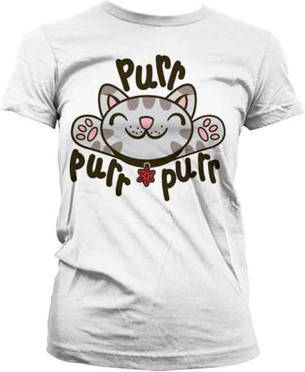 The Big Bang Theory Dames Tshirt -M- Soft Kitty Purr-Purr-Purr Wit