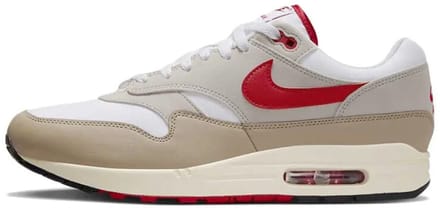 Nike Air Max 1 Since 72 Heren Sneakers Crèmewit Universiteitsrood HF4312-100 40.5 gray