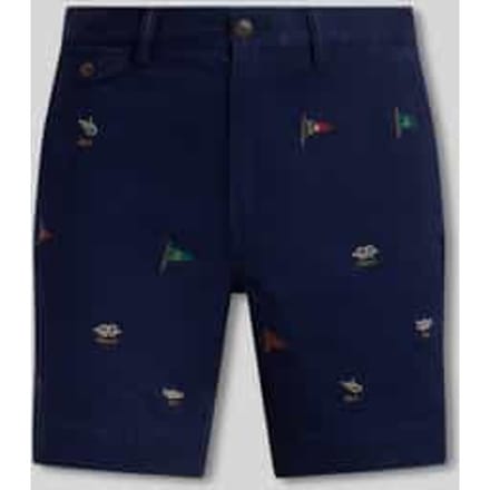 regular fit short met stitching details
