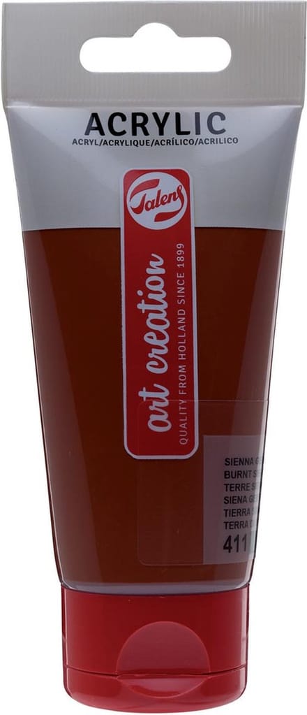 Acrylverf talens art creation 75ml 411 gebr sienna | 3 stuks