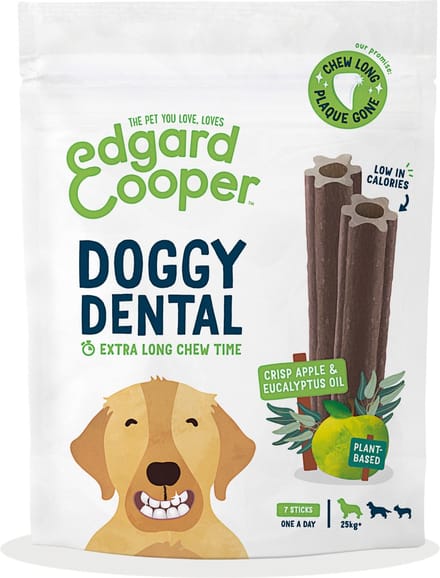 Edgard & Cooper Doggy Dental Appel - Hondensnacks - L