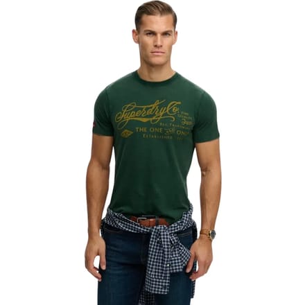 Superdry - Industry Worker Relaxed T-shirt - Heren - T-shirts