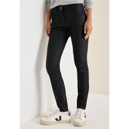 Broek in lederlook